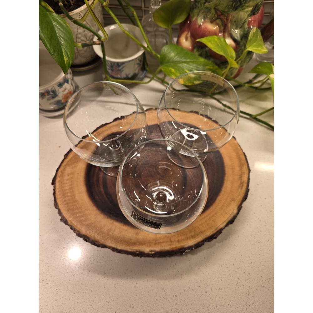 3 Toscany Hand Blown Balloon Glasses - Picture 8 of 14